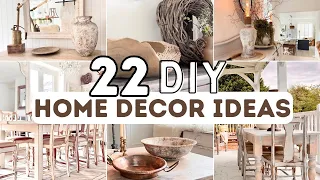 22 DIY Home Decor Ideas ~ High End Affordable Decorating Ideas on a Budget