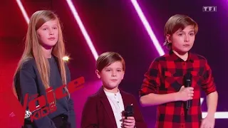 Ycare et Zaz - Animaux fragiles | Eugénie, Nathan, Aurélien |  The Voice Kids France 2023 |...