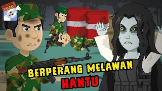 Manusia VS Hantu☠Jono di tembak Pocong☠Funny Cartoon☠Horor Lucu