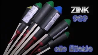 Edle Raketen ZINK 909 Raketen / alle Effekte | F3 | delovarana fireworks