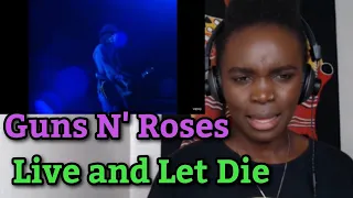 African Girl Reacts To Guns N' Roses - Live and Let Die