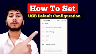 How To Change Default USB Option on Android