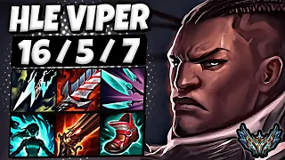 Lucian vs Jinx ADC [ HLE Viper ] Patch 14.7 Korea Challenger ✅