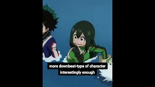 Did you know this about "Tsuyu in My Hero Academia"...  #anime
