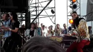 Foxy Shazam at Bamboozle 2010 - Rocketeer and Wannabe Angel.MPG