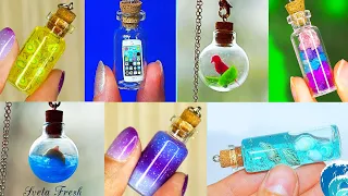 75 mini Charm Bottles - Cutest Jewelry DIY! MINI CHARMS IN A BOTTLE!