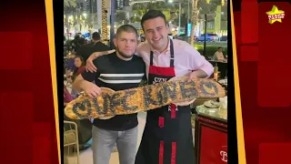 Undefeated in the octagon, Khabib Nurmagomedov is no match for chef Burak Ozdemir