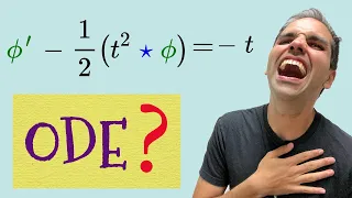 an integro differential equation?