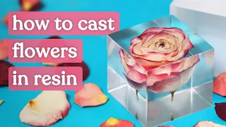 Resin Flowers - How to Dry and Preserve Flowers in Epoxy Resin