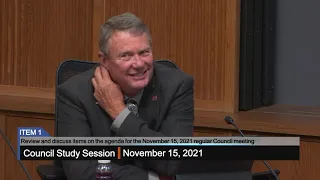 Council Study Session - 11/15/2021