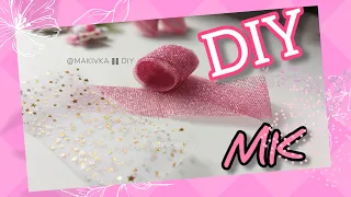 DIY/MK 🎀Святкові бантики із репсових стрічок.🎀