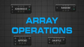 UE5 Efficient Blueprints - Array Operations
