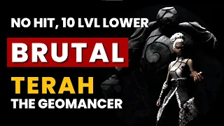 V Rising - BRUTAL Terah the Geomancer | No Hit, 10 Levels Lower, Frail | 1.0 Boss Kill