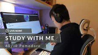 Study With Me Live 12+ Hours | Pomodoro 120/10