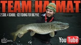 Ice Fishing for Big Pike with Team Hajmat - 2 Cool 4 School