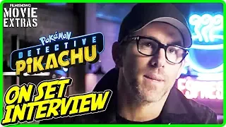 POKÉMON DETECTIVE PIKACHU | Ryan Reynolds "Detective Pikachu" On-set Interview