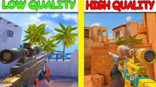 LOWEST VS HIGHEST GRAPHICS IN STANDOFF 2! WHICH ONE IS BETTER?
