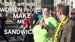 WATCH: Comedian Asks Women’s Marchers to Make Him a Sandwich