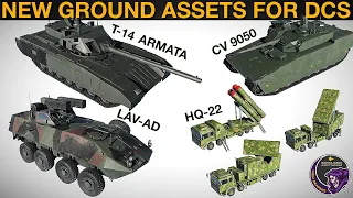 Four Small Battles With New DCS Assets From CH: T-14 Armata, HQ-22, VAL-AD & CV-9050