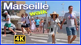 【4K】WALK MARSEILLE 4K VIDEO FRANCE Slow TV Travel channel