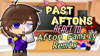 [Fnaf] Past Afton's react to Afton Family song remix ||My Au||•Gacha club•||{Read desc}