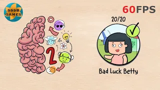 Brain Test 2: Bad Luck Betty Level 1 To 20 By (Unico Studio LLC), iOS/Android Walkthrough