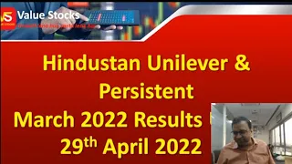 Hindustan Unilever & Persistent  -How to Pick Stocks in 10 Mins -29th April 2022