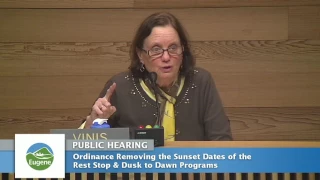 Eugene City Council Meeting: February 21, 2017