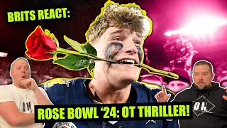 REACTION: Alabama vs Michigan | 2024 Rose Bowl | College Football Highlights | British Reactions
