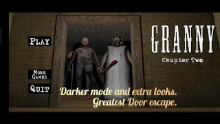 ☠️ granny chapter 2. Darker mode and extra looks greatest Door escape.💀