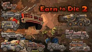 Earn to Die 2 - Story Mode All Vehicles Fully Upgraded Gameplay Walkthrough
