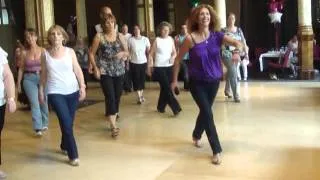 Love On Top line dance by Kate Sala - taught at World Masters Manchester 2011 - danced