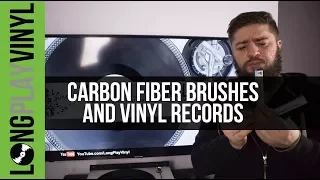 How to use a carbon fiber brush to clean your vinyl records - Long Play Vinyl