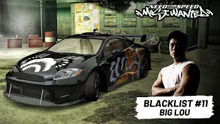 NFS Most Wanted Blacklist #11 Big Lou - Mitsubishi Eclipse GT (Gameplay)