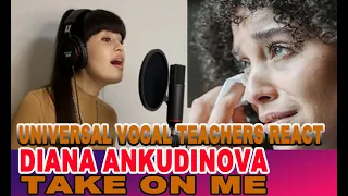 UNIVERSAL Vocal Teachers react to DIANA ANKUDINOVA - Take On Me