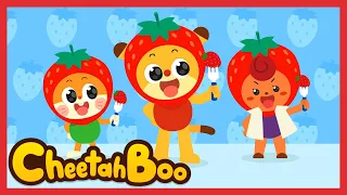 Strawberry Song + Best songs Compilation | Nursery Rhymes | Kids song | #CheetahbooXSSONG Corp.