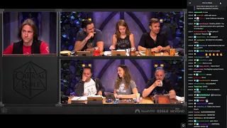 Critical Role Campaign 2, Episode 77 - Caleb and Jester moment with chat