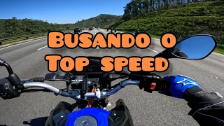 Crosser 150 na estrada | buscando o top speed