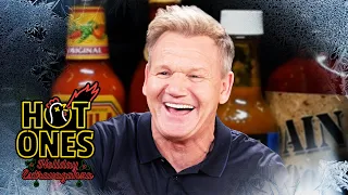 Gordon Ramsay Returns for the Hot Ones Holiday Extravaganza | Hot Ones