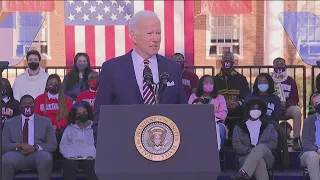 President Biden, VP Harris speak in Atlanta about voting rights, legislation