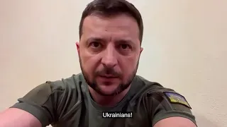 Address of the President of Ukraine Zelensky on the results of the 113 day of the war (2022) UA news