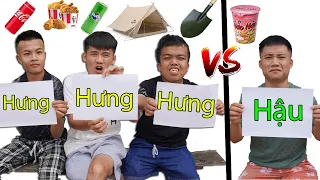 Hưng Troll | Thử Thách Bốc Thăm Chọn Đồ Cắm Trại Theo Tên Người