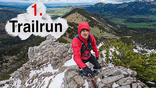 Erste mal Trailrunning in den Alpen (Steiler als gedacht)