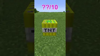 Minecraft: TNT MOD Rate from 1 to 10 #shorts