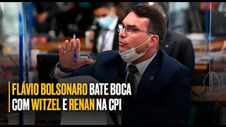 [Política] Citado, Flávio Bolsonaro bate boca com Witzel e Renan na CPI