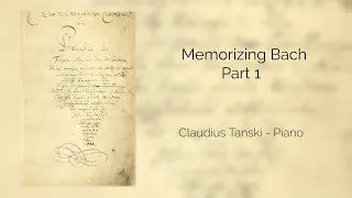 Tutorial 1 : Memorizing Bach (1) : Prelude a-minor WTK II