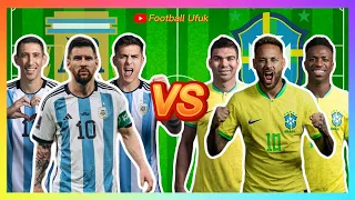 Choose the best trio?🥵| Messi Di Maria Dybala VS Neymar Vinicius Casemiro