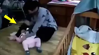 The cat wouldn’t let the nanny near the child, so the father installed a camera and was horrified!