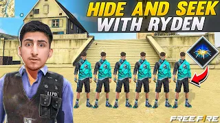 Hide And Seek With Ryden New Character🤣😍- Free Fire India