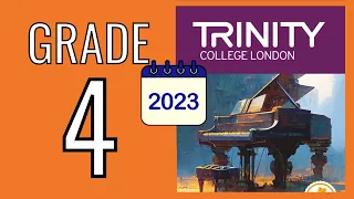 TRINITY Grade 4 Piano 2023 - Piano Exam Pieces from 2023